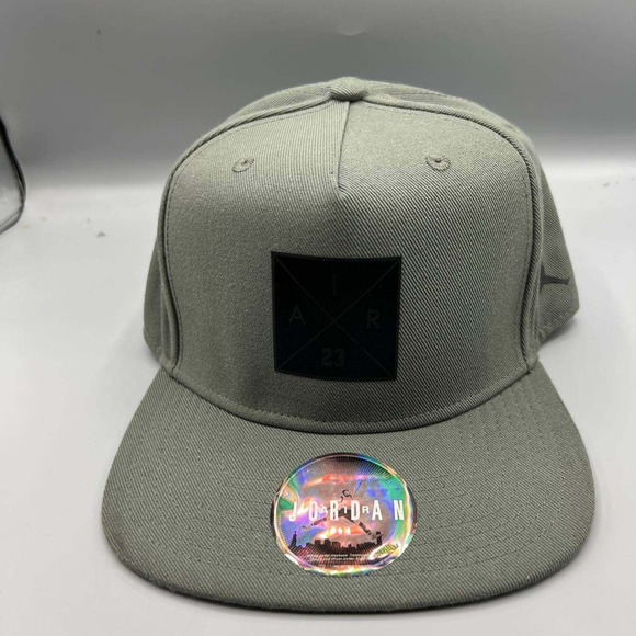Air Jordan 23 Hat Men Gray Embroidered Logo‎ Jumpman Snap Back Cap